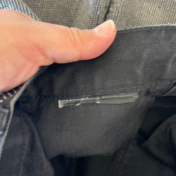 Zara Rhinestone Black Straight Leg Jeans Classic Style - Picture 12 of 12